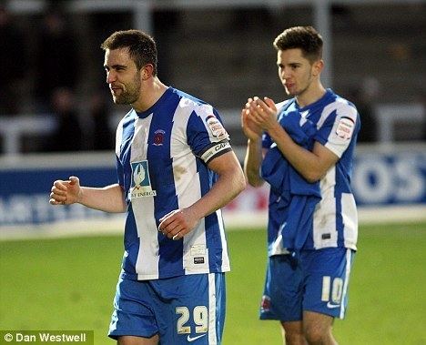 Peter Hartley (footballer) Hartlepool United win nPower League One match thanks to