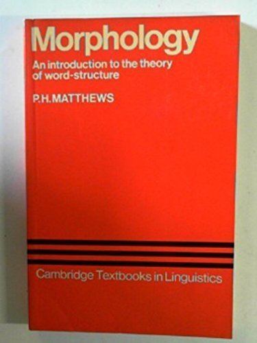 matthews peter - morphology - AbeBooks