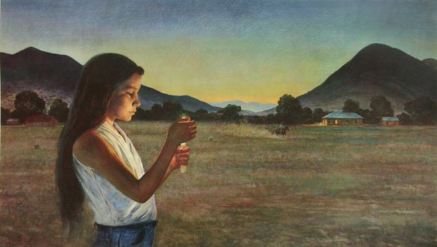 Peter Hurd Eve of Saint John by Peter Hurd Great New Mexico artist and we have