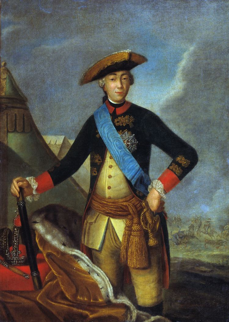 Peter III of Russia Portrait of Peter III of Russia Fyodor Rokotov WikiArtorg