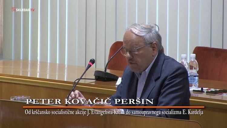 Peter Kovačič Peršin Dr Peter Kovai Perin na posvetu 21 stoletje in socialistine