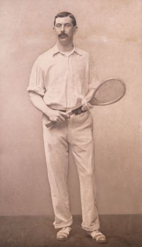 Peter Latham (tennis) Peter Latham British Racquet And Tennis Champion Art Print by