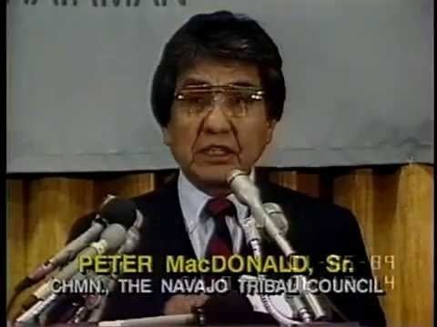 Peter MacDonald (Navajo leader) last generation of Native Americans YouTube