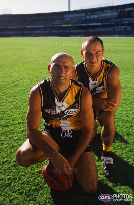 Peter Matera Phil and Peter Matera AFL Football West Coast Eagles