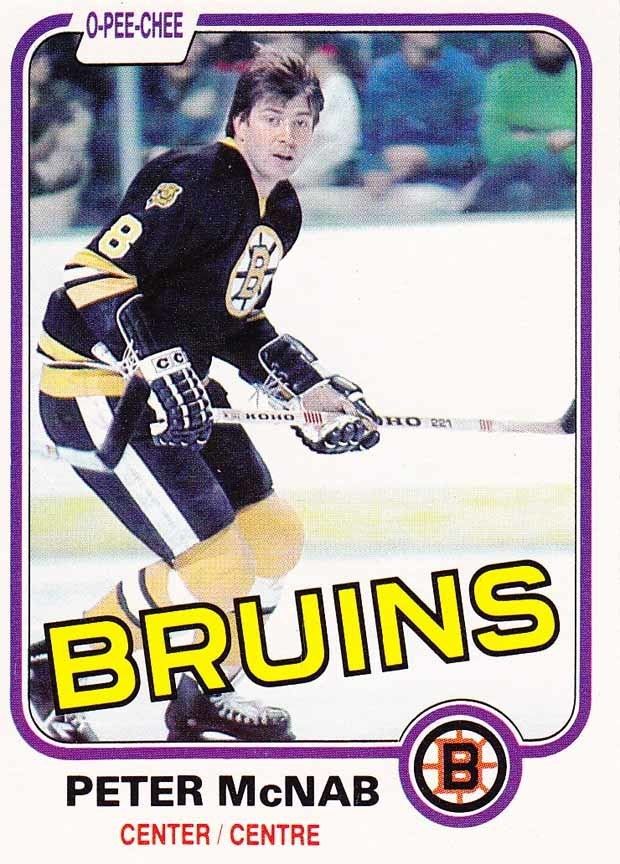 Peter McNab 198081 Peter McNab Boston Bruins Game Worn Jersey