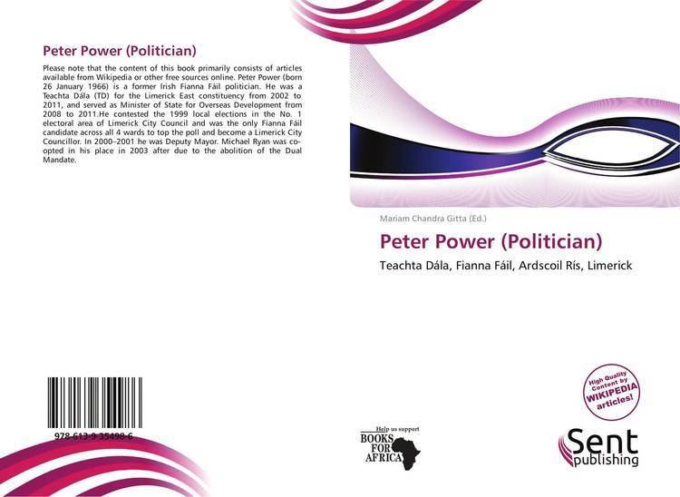 Peter Power (politician) Peter Power Politician 9786139354986 6139354986 9786139354986