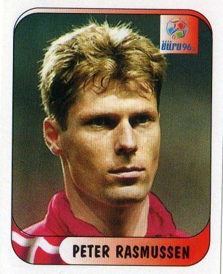 Peter Rasmussen (footballer) DENMARK Peter Rasmussen 279 MERLIN UEFA Euro 96 England Football