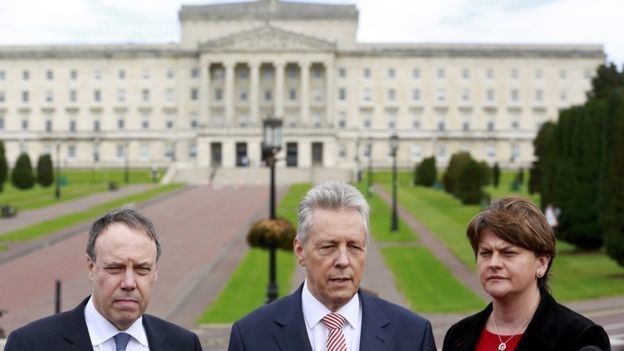 Peter Robinson (Canadian politician) Peter Robinson Northern Ireland first minister says the time is