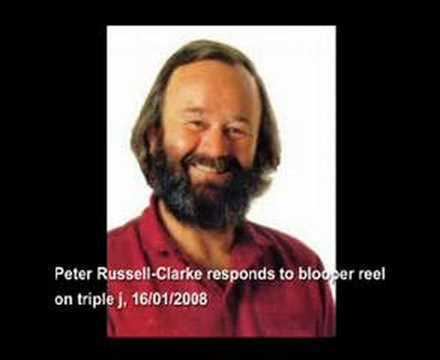 Peter Russell-Clarke Peter RussellClarke responds to blooper reel on Triple J