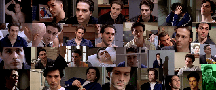 Peter Schibetta in different scenes from the 1997 tv series Oz