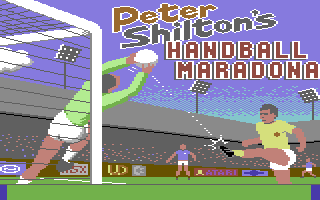 Peter Shilton's Handball Maradona Lemon Commodore 64 C64 Games Reviews amp Music