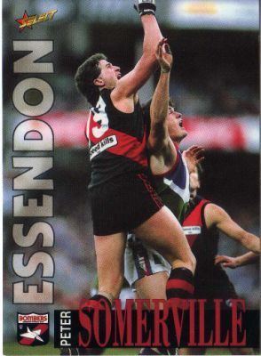 Peter Somerville ESSENDON Peter Somerville 50 SELECT 1996 Australian Rules Football
