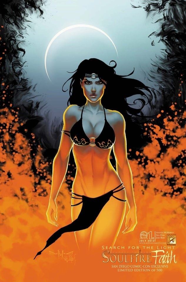Peter Steigerwald Soulfire Faith 1 Cover C San Diego ComicCon Exclusive