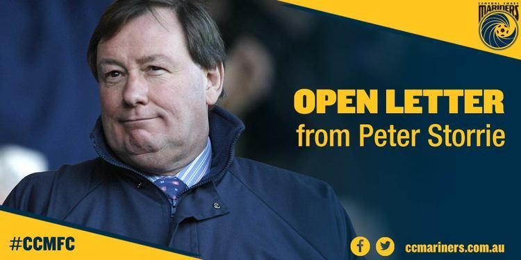 Peter Storrie OPEN LETTER Peter Storrie Central Coast Mariners