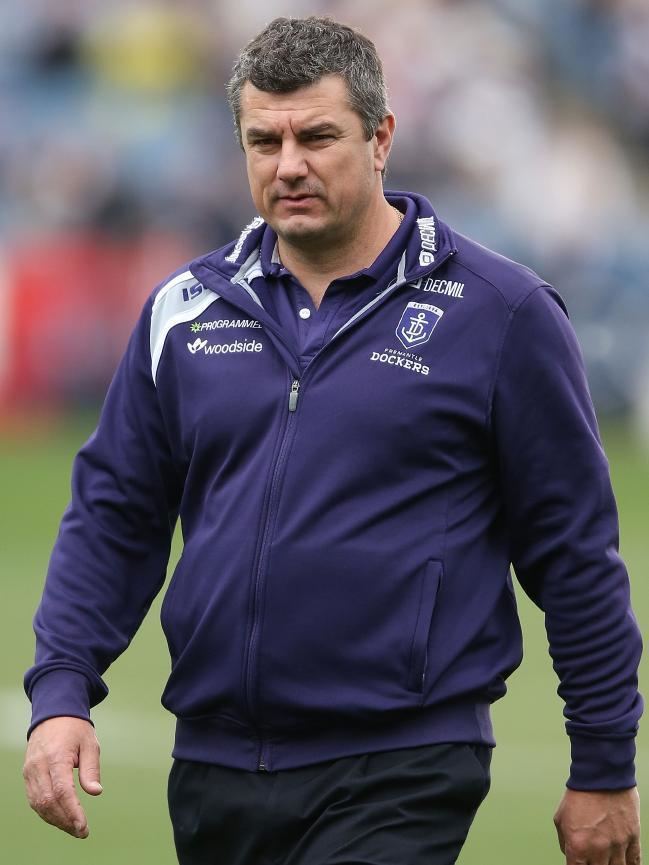 Peter Sumich Fremantle Dockers assistant Peter Sumich withdraws from