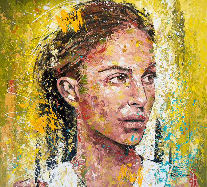 Peter Terrin Colorful Large Scale Portraits By Peter Terrin Designwrld