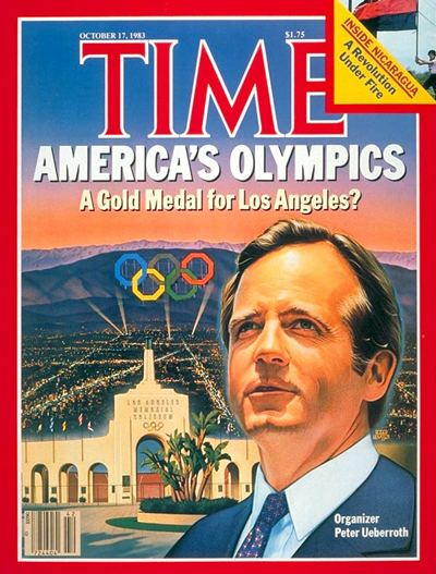 Peter Ueberroth TIME Magazine Cover Peter Ueberroth Oct 17 1983