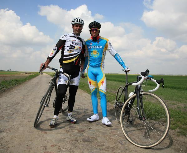 Peter Van Petegem Contador gets guidance from Van Petegem on pav