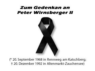 Peter Wirnsberger 20121992 20122012 Vor 20 Jahren starb Peter Wirnsberger II