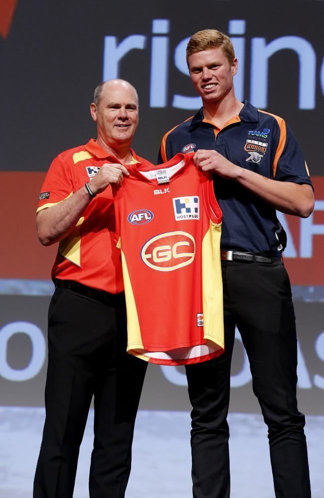 Peter Wright (Australian footballer) AFL Draft 2014 Peter Wright selected by Gold Coast Suns Herald Sun