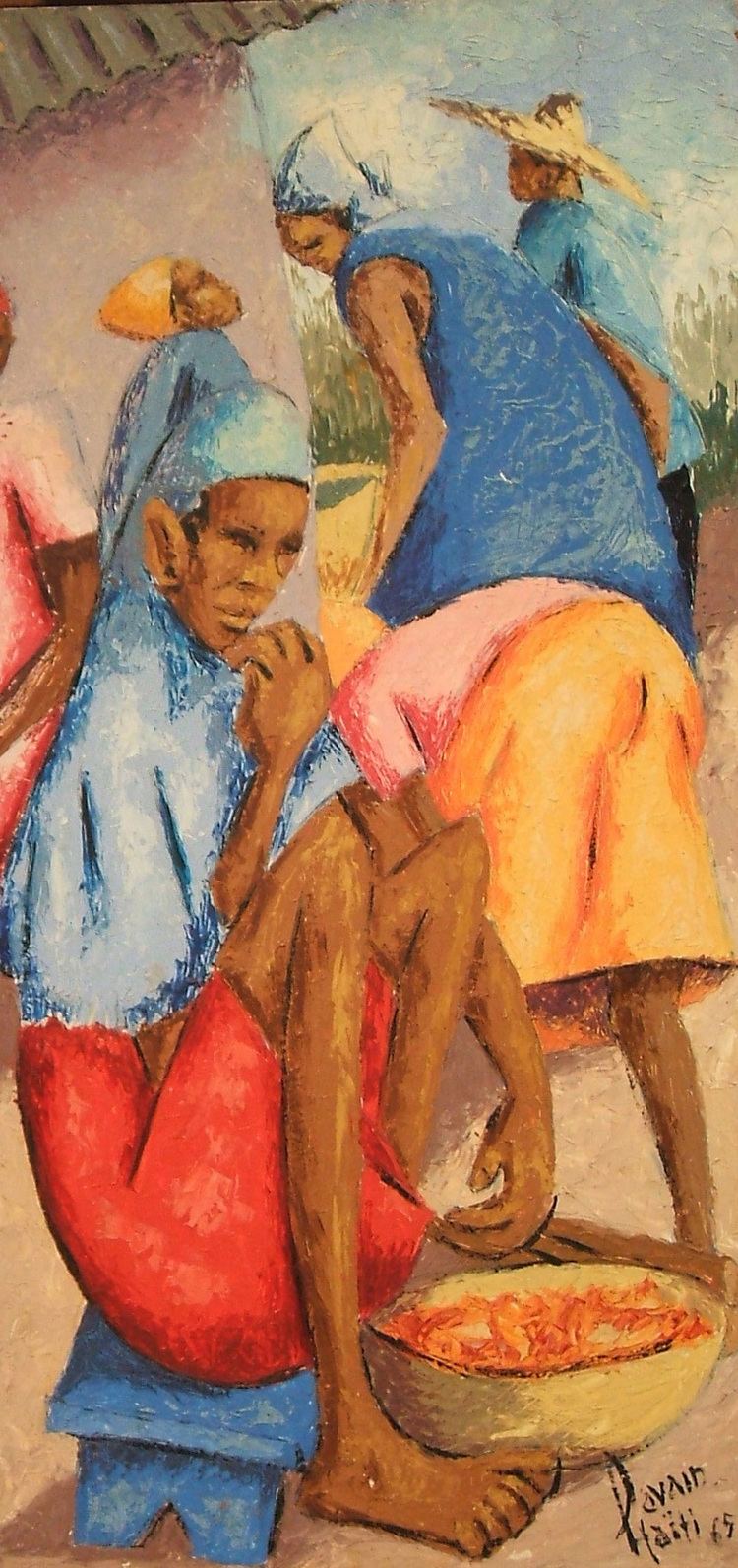 Petion Savain Painting by Haitian artist Petion Savain
