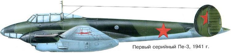 Petlyakov Pe-3 WINGS PALETTE Petlyakov Pe3 USSRRussia