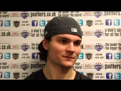 Petr Kalus Panthers V Blaze 260214 Interview with Petr Kalus