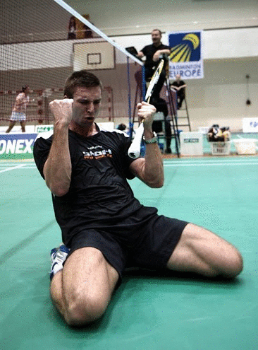 Petr Koukal (badminton) ei na MS Petr Koukal Badminton web