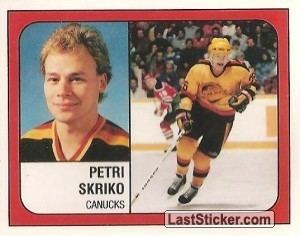 Petri Skriko Sticker 140 Petri Skriko Panini NHL Hockey 19881989
