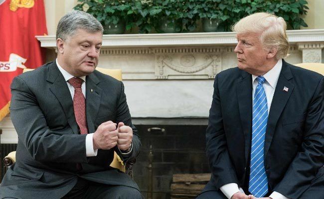 Petro Poroshenko President Petro Poroshenko Scores Donald Trump White House Meeting