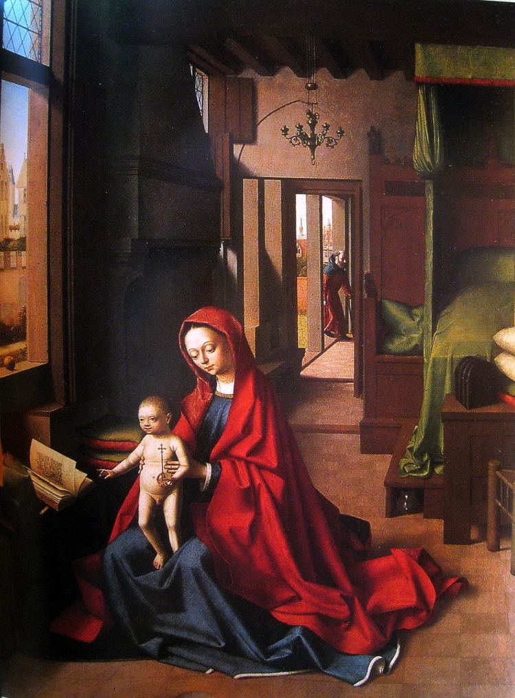 Petrus Christus The Virgin and Child in a gothic interior Petrus