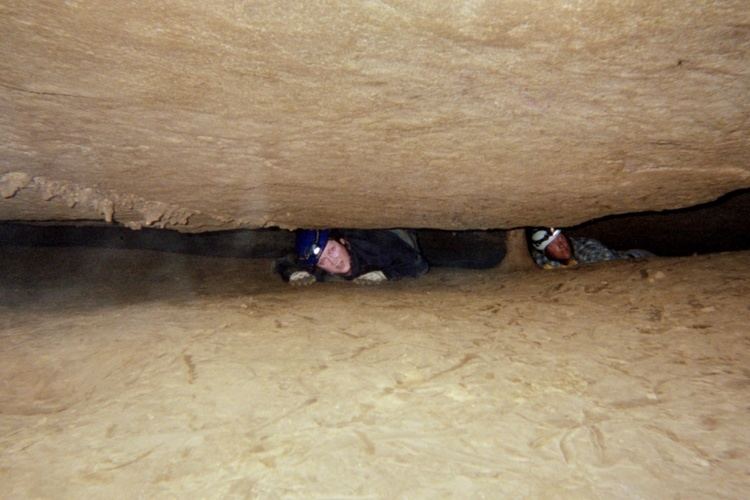 Petty John's Cave The Pancake Squeeze in Pettyjohn39s Cave adventure squeeze caving