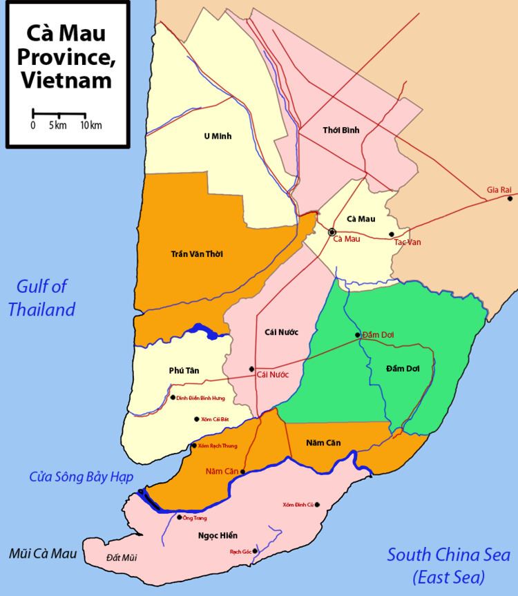 Phú Tân District, Cà Mau