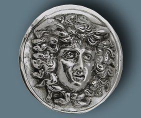 Phalera (military decoration) Roman silver phalera Medusa Gorgoneion