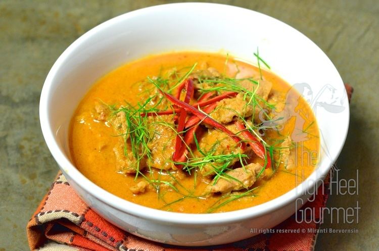 Phanaeng curry Authentic Thai Panang Curry Thai Curry Episode IX The High Heel