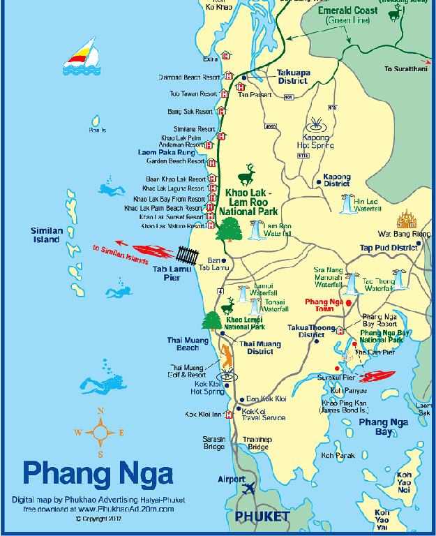 Phang Nga Province in the past, History of Phang Nga Province