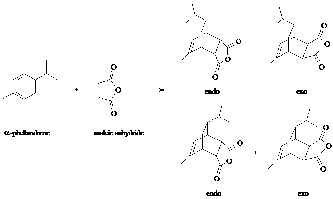 Phellandrene Expt 4 DielsAlder Reaction of alphaPhellandrene with Maleic