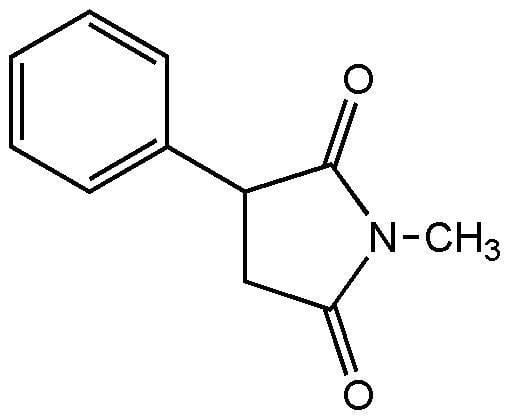 Phensuximide Medicinal Chemical Structures Antiseizure Agents Phensuximide