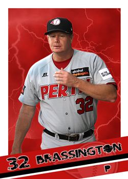 Phil Brassington Australian Custom Baseball Cards Phil Brassington 201213 Perth Heat