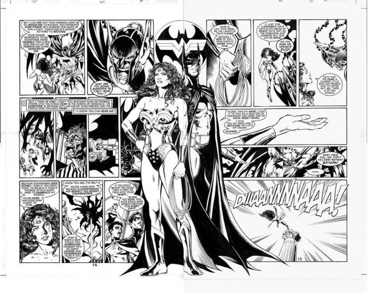 Phil Jimenez Gotham39s Art BatmanWonder Woman by Phil Jimenez