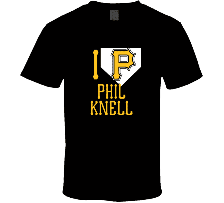Phil Knell I Heart Phil Knell Pittsburgh Baseball Player Fan T Shirt
