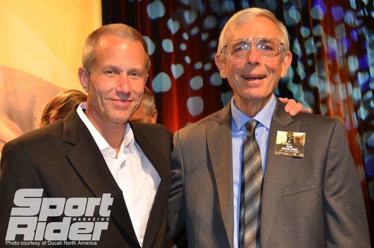 Phil Schilling Ducati celebrates the AMA Hall of Fame Induction of two