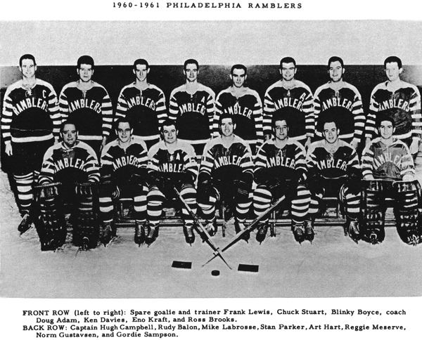 Philadelphia Ramblers Eastern Hockey League Team Photos