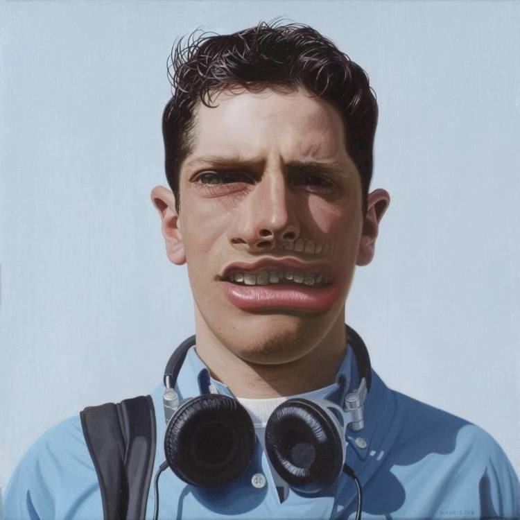Philip Harris (artist) Saatchi Art Young Man Painting by Philip Harris