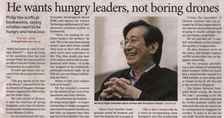 Philip Yeo 5 Leadership Lessons from Former EDB Chairman Philip Yeo A Book