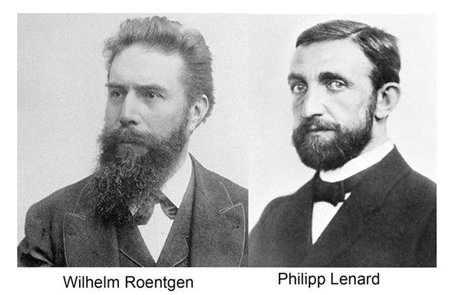 Philipp Lenard Wilhelm Roentgen 18451923 and Philipp Lenard 18621947