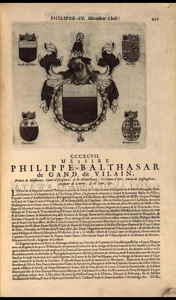 Philippe Balthazar de Gand 405 1644 Philippe Balthazar de Gand 16171680 Grandezas