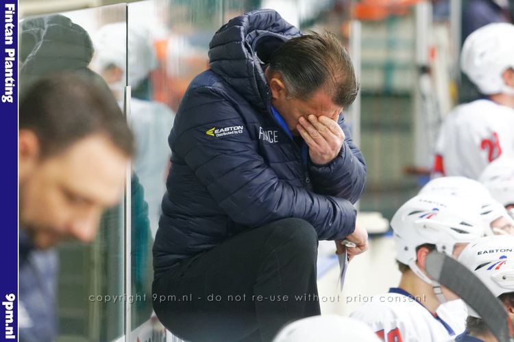 Philippe Bozon French National Team coach Philippe Bozon is not too happy