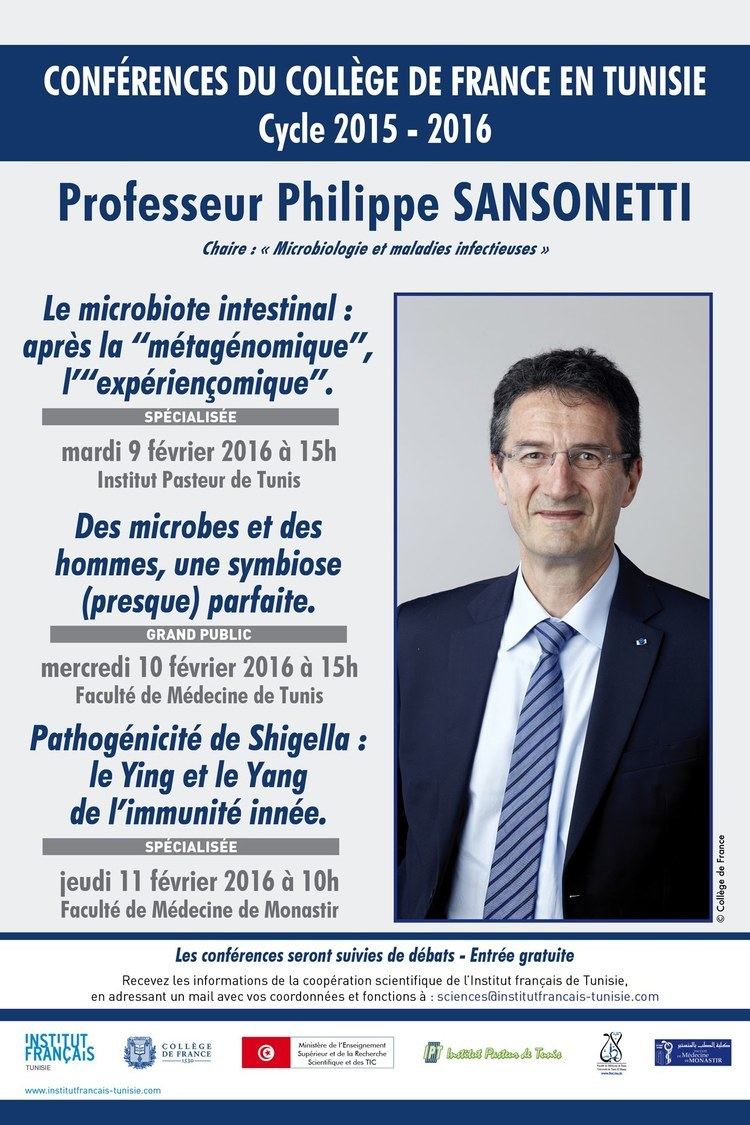 Philippe Sansonetti Confrence de Philippe Sansonetti lIPT sur le microbiote