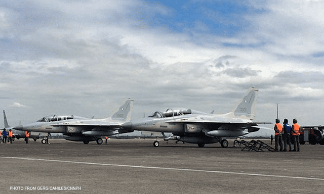 Philippine Air Force First two of 12 supersonic jets for Philippine Air Force land in